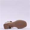 Remonte 2 Velcro Strap Block Heel Sandal - Gold